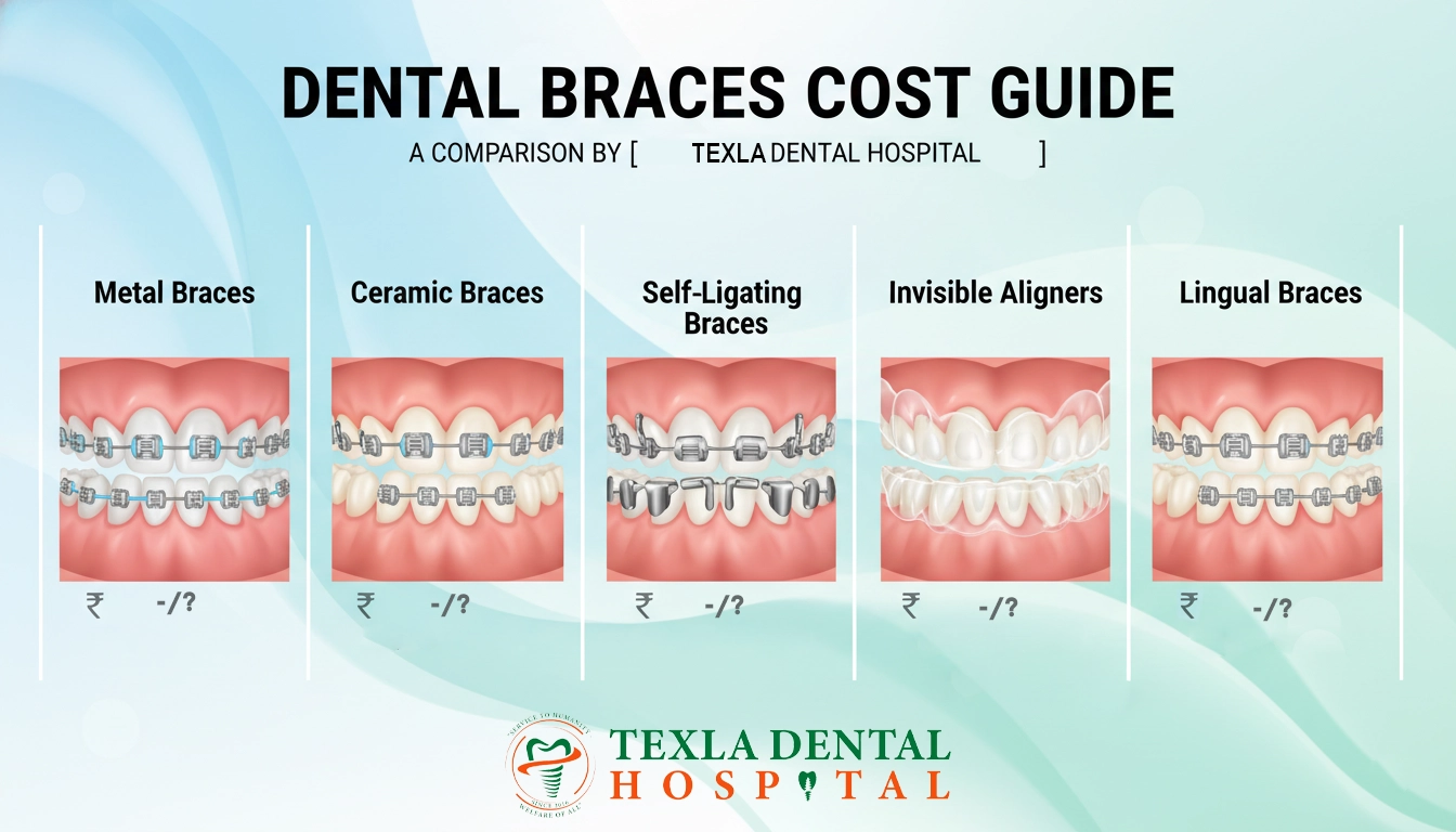 dental braces cost in India