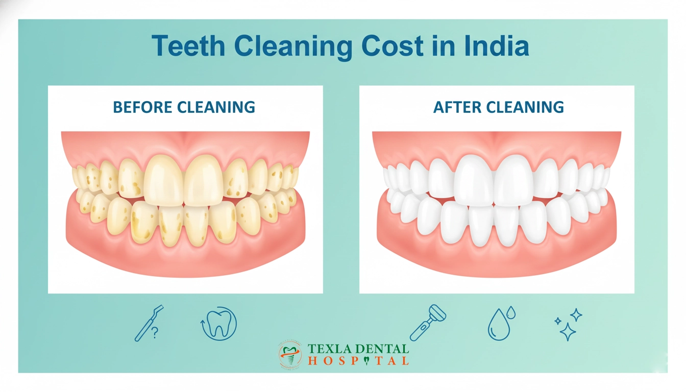 teeth cleaning cost in india