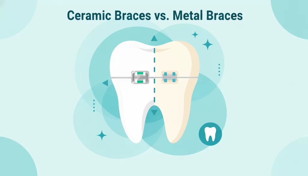 Ceramic Braces vs. Metal Braces