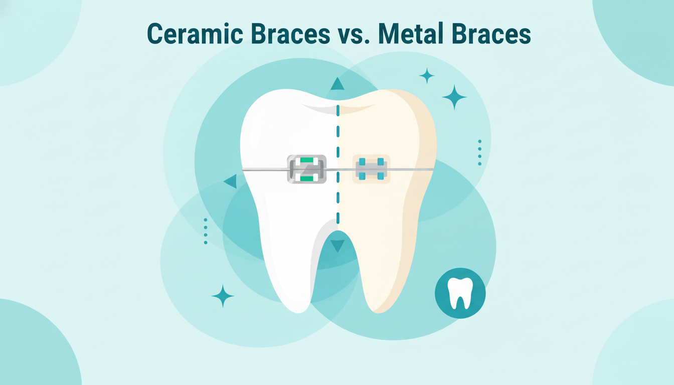 Ceramic Braces vs. Metal Braces